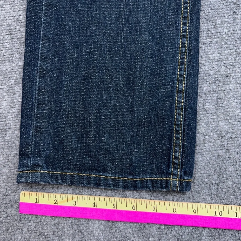 Levi's 559 Relaxed Straight Jeans Mens 32x34 Dark Indigo Tumbled Rigid Denim